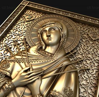 3D model Seven-shot Icon of the Mother of God (STL)